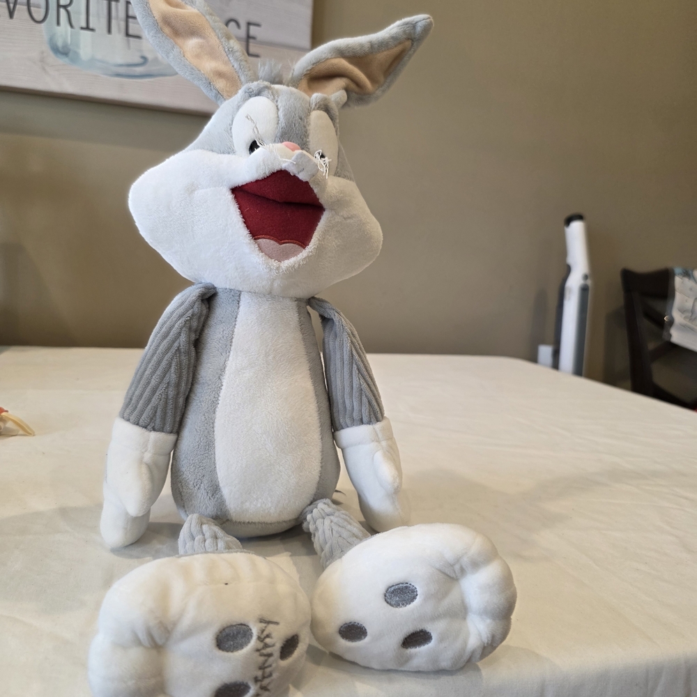 Scentsy Buddy Bugs Bunny Looney Tunes Plush Doll w/Scent Pack 24" Stuffed Animal